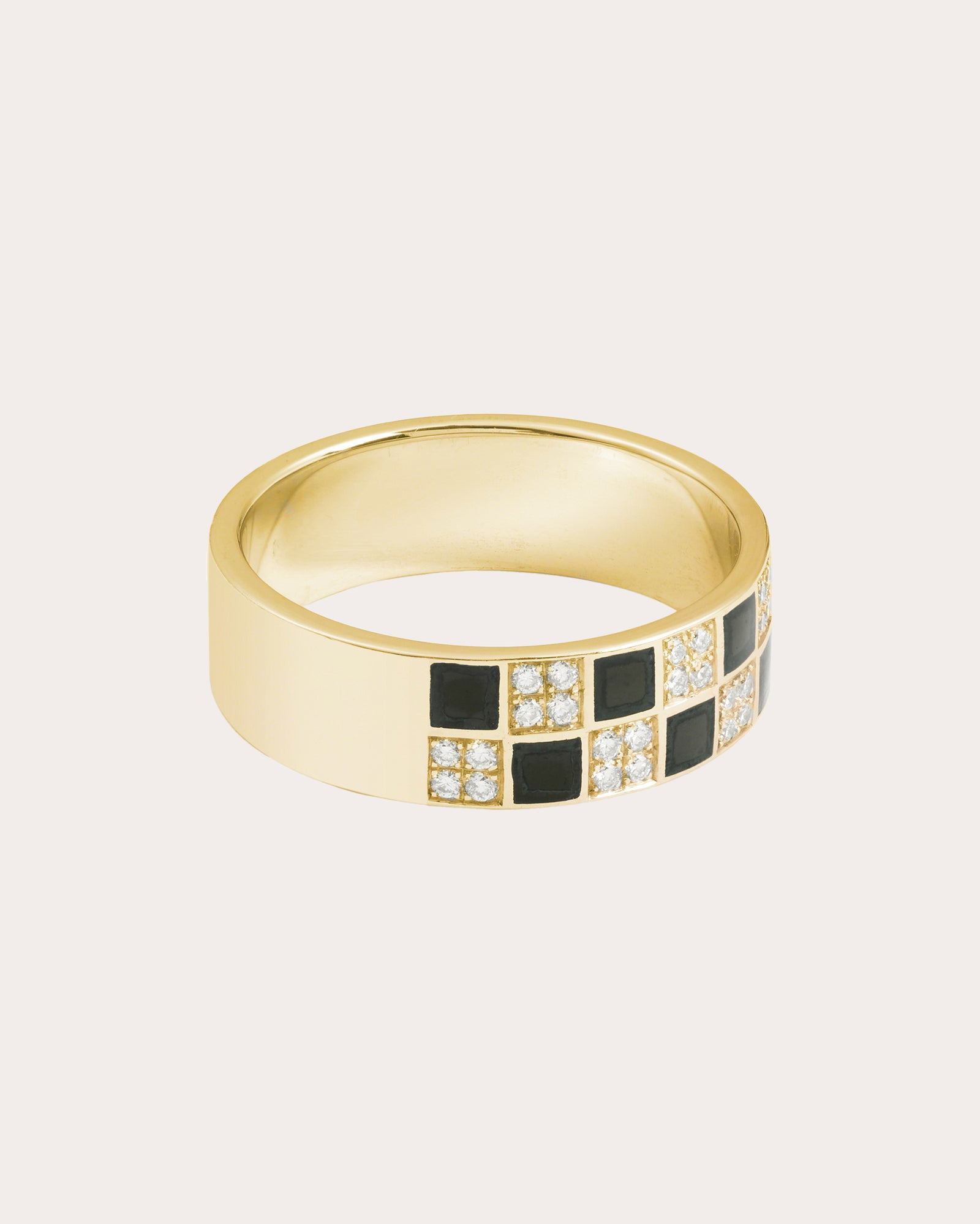 Original Diamond and 18k Gold Illusion Band Ring catalog image